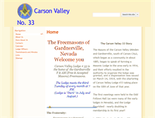Tablet Screenshot of carsonvalley33.com